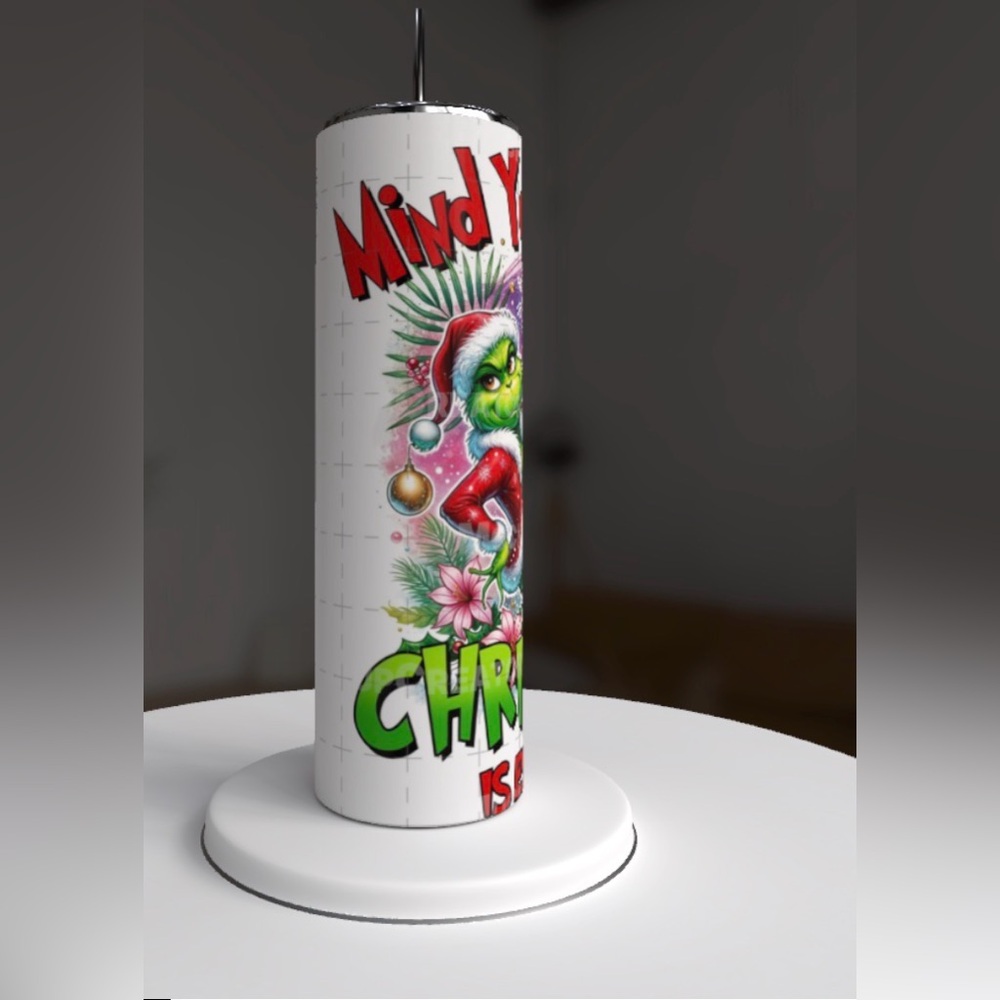 Grinch Holiday Tumbler - Picture 2 of 4